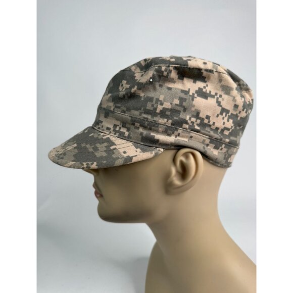 Vintage Military Digital Camo Combat Cap X-Small 6 3/4 Cotton & Polyester Unisex - Picture 16 of 16